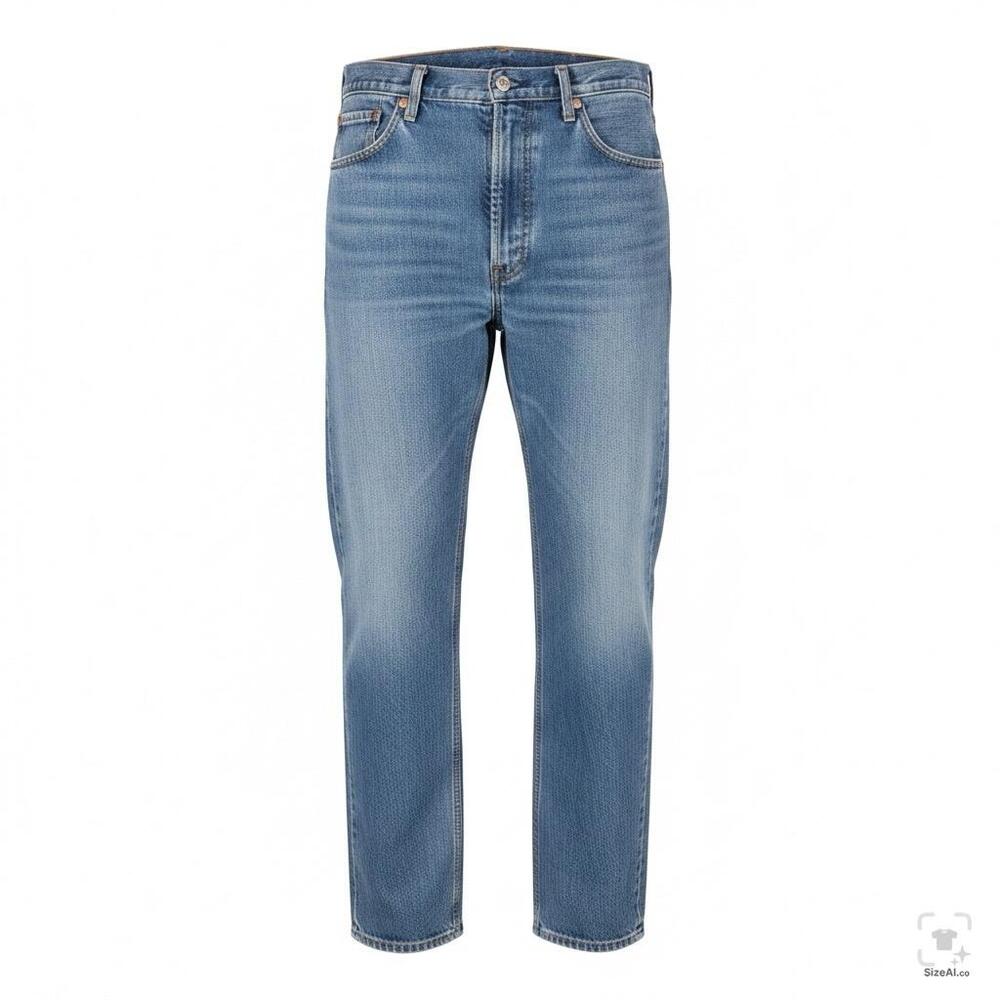 Levis 505 Jeans Mens 42x30 Blue Medium Wash Denim Regular Fit Straight Leg